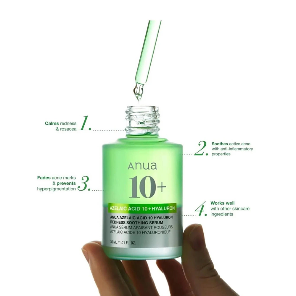 سرم آزلائیک اسید 10% و هیالورون آنوا Anua (اورجینال کره جنوبی) - Image 2
